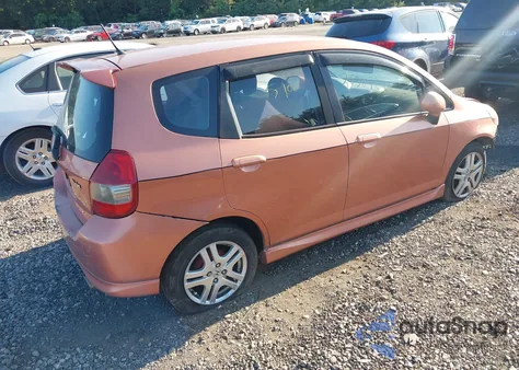 2007 Honda Fit Sport z USA, uszkodzony, nr VIN JHMGD38607S041769